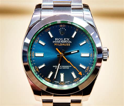 rolex milgauss blue z|Rolex Milgauss z review.